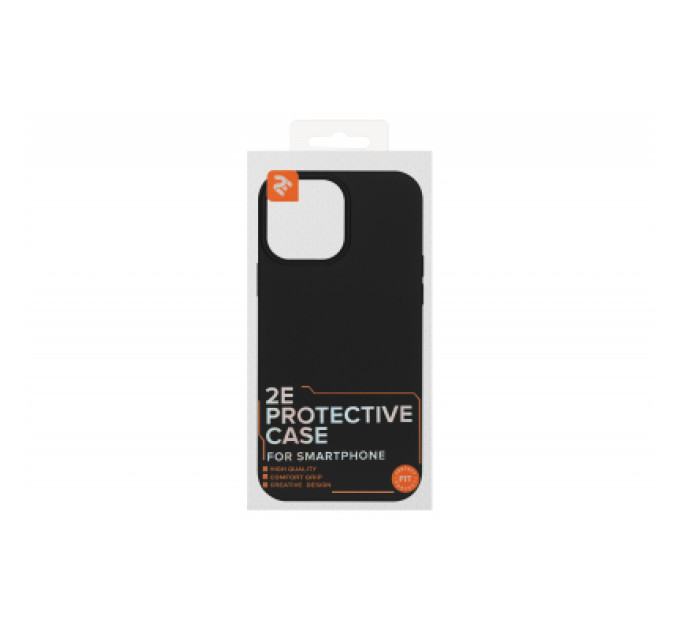 2E Чохол до мобільного телефона 2E Basic Apple iPhone 13 Pro Max , Liquid Silicone, Black (2E-IPH-13PRM-OCLS-BK)