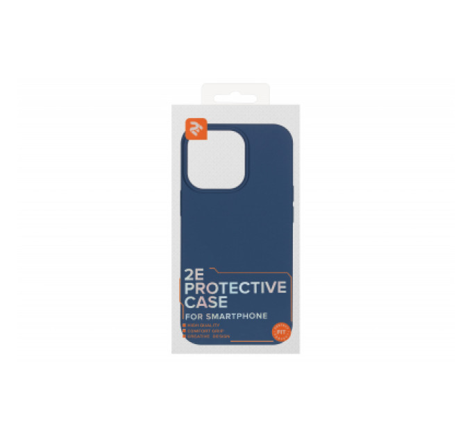 2E Чохол до мобільного телефона 2E Basic Apple iPhone 13 Pro, Liquid Silicone, Cobalt Blue (2E-IPH-13PR-OCLS-CB)