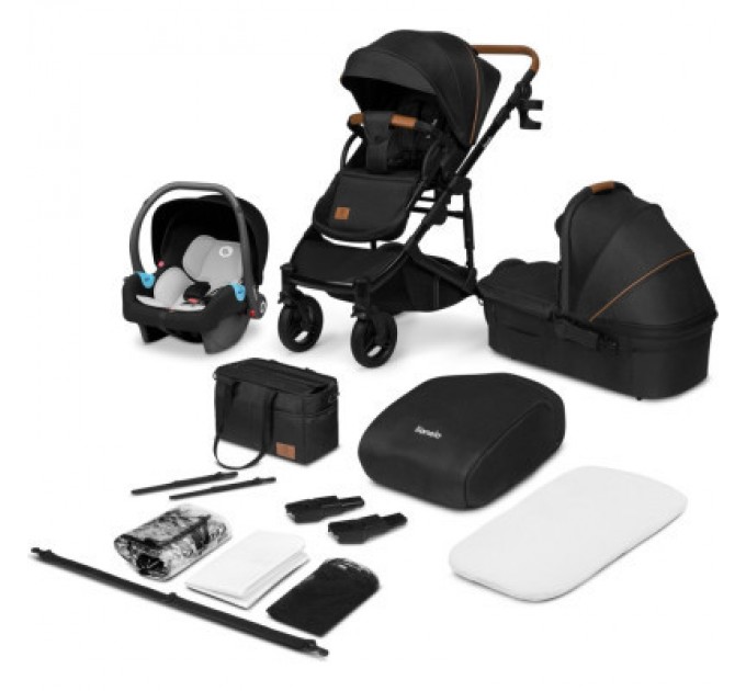 Lionelo Коляска Lionelo 3 в 1 Mari Tour Black Onyx (LO-MARI TOUR 3IN1 BLACK ONYX)