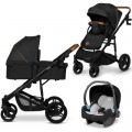 Lionelo Коляска Lionelo 3 в 1 Mari Tour Black Onyx (LO-MARI TOUR 3IN1 BLACK ONYX)