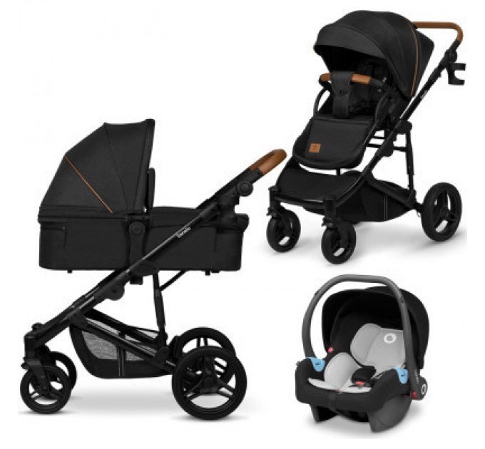 Lionelo Коляска Lionelo 3 в 1 Mari Tour Black Onyx (LO-MARI TOUR 3IN1 BLACK ONYX)