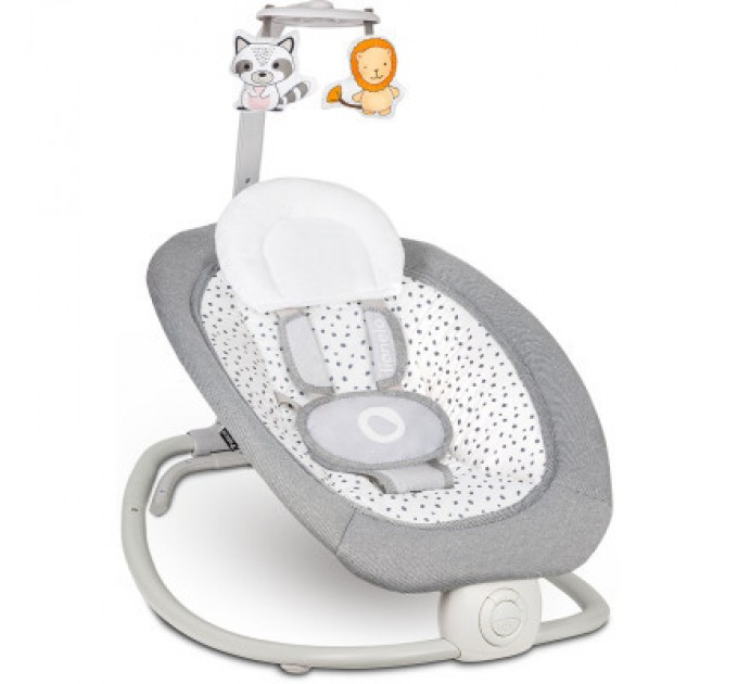 Lionelo Крісло-гойдалка Lionelo Pascal Grey Dove (LO-PASCAL GREY DOVE)