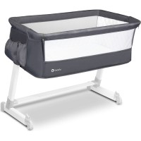 Ліжечко Lionelo приставне Theo Dark Grey (LO-THEO DARK GREY)