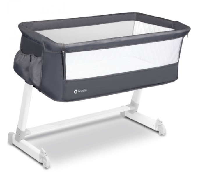Lionelo Ліжечко Lionelo приставне Theo Dark Grey (LO-THEO DARK GREY)