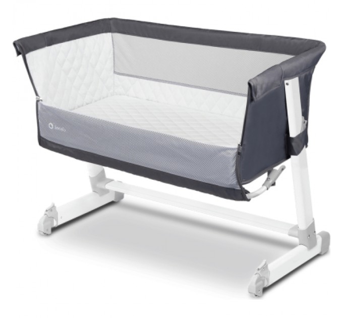 Lionelo Ліжечко Lionelo приставне Theo Dark Grey (LO-THEO DARK GREY)