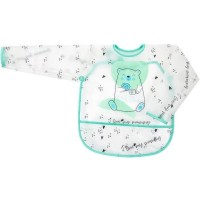 Нагрудничок Akuku з рукавами, Тедді (A0518)