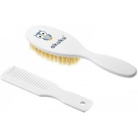 Набір для догляду за дитиною Akuku щітка з гребінцем (A0307)