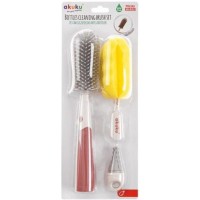 Щіточка для миття пляшечок Akuku набір (A0512)