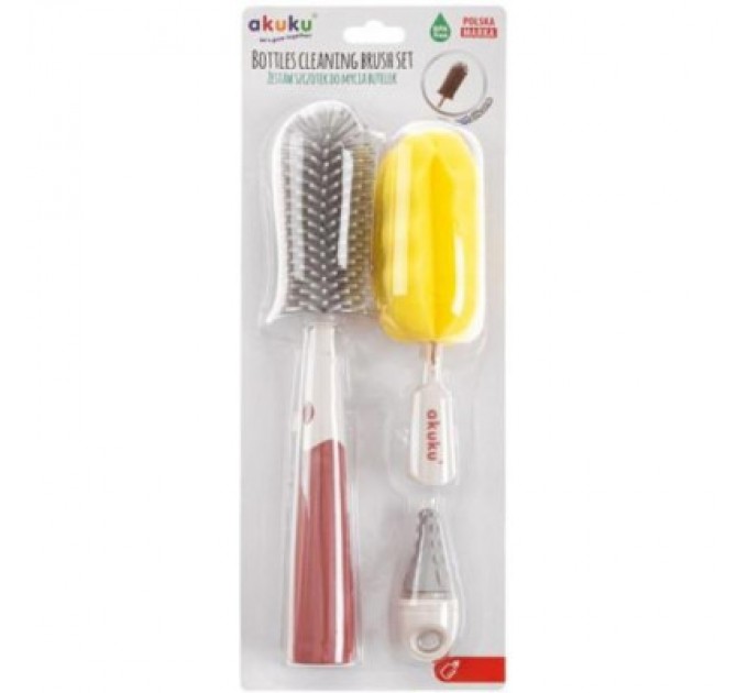Akuku Щіточка для миття пляшечок Akuku набір (A0512)