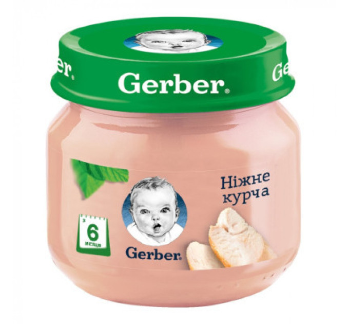 Gerber Дитяче пюре Gerber Курча, 80 г (7613033644948)