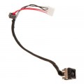 Универсальный Роз'єм живлення ноутбука з кабелем для Dell PJ590 (7.4mm x 5.0mm + center pin), 5-pin Универсальный (A49073)