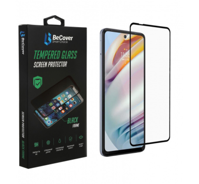 BeCover Скло захисне BeCover Motorola Moto G60 / G60s Black (706899)