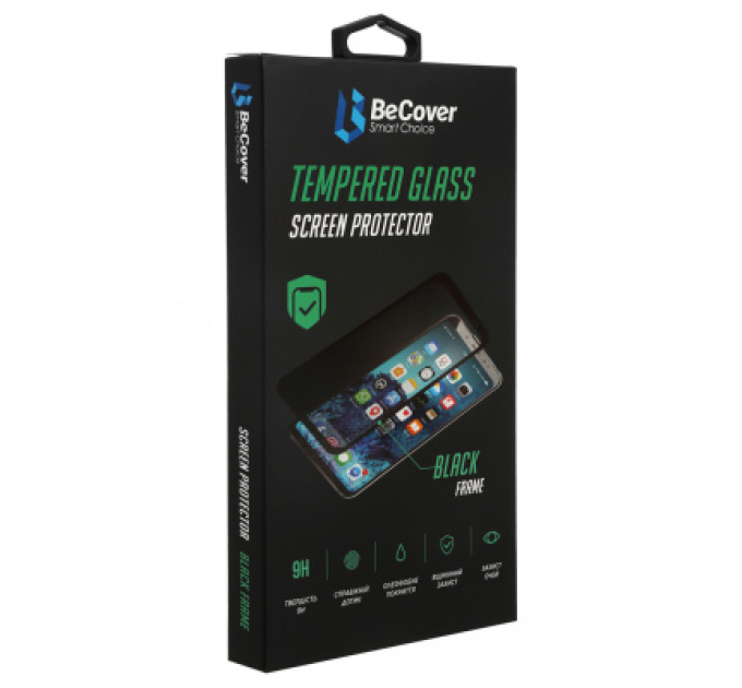 BeCover Скло захисне BeCover Realme 8 / 8 Pro Black (706684)