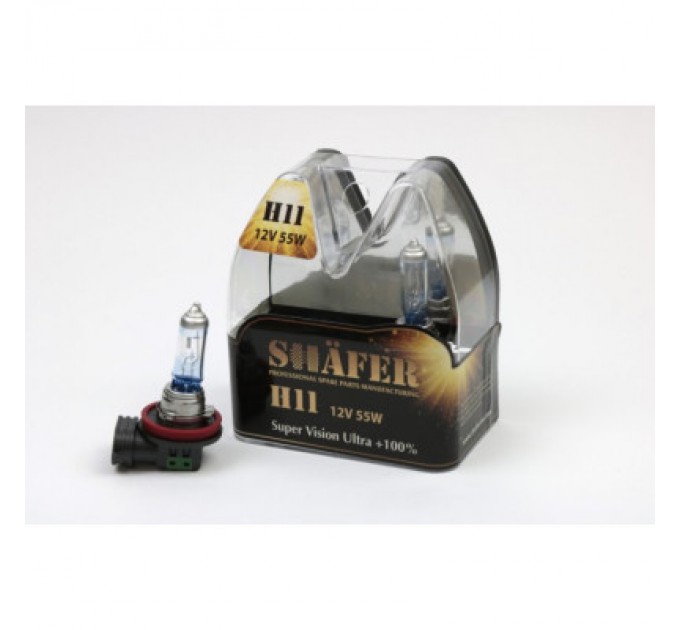 SHAFER Автолампа SHAFER H1112V55WSuperVisionUltra+100 (SL3011)