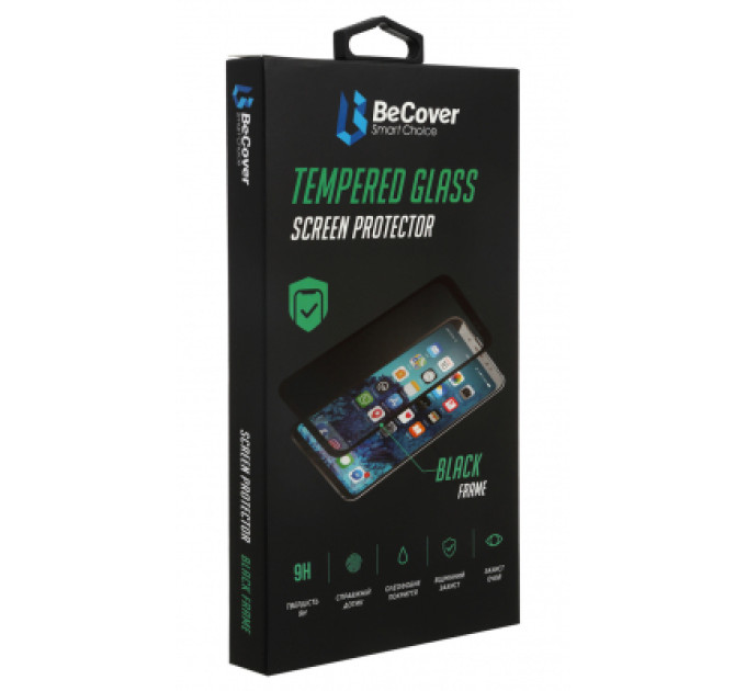 BeCover Скло захисне BeCover Realme C25Y Black (707139)
