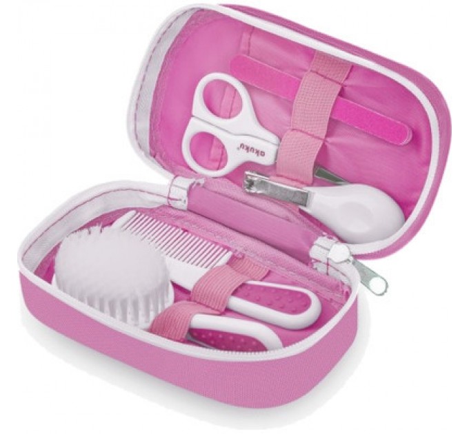 Akuku Набір для догляду за дитиною Akuku рожевий (A0458)
