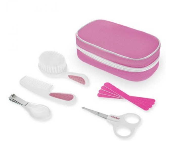 Akuku Набір для догляду за дитиною Akuku рожевий (A0458)