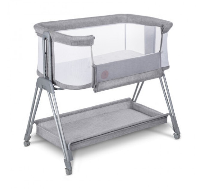 Lionelo Ліжечко Lionelo приставне Luna Grey Concrete (LO-LUNA GREY CONCRETE)