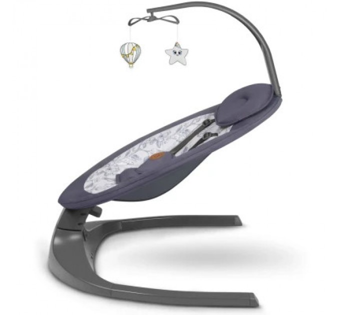 Lionelo Крісло-гойдалка Lionelo Ralf Grey White (LO-RALF GREY WHITE)