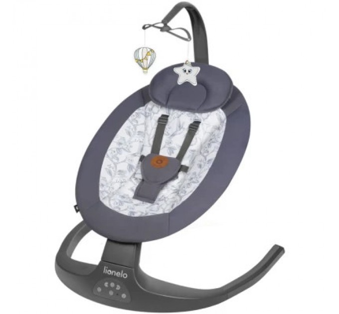 Lionelo Крісло-гойдалка Lionelo Ralf Grey White (LO-RALF GREY WHITE)