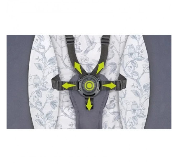 Lionelo Крісло-гойдалка Lionelo Ralf Grey White (LO-RALF GREY WHITE)