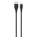 ColorWay Зарядний пристрій ColorWay 1USB AUTO ID 2A (10W) black + cable Lightning (CW-CHS012CL-BK)