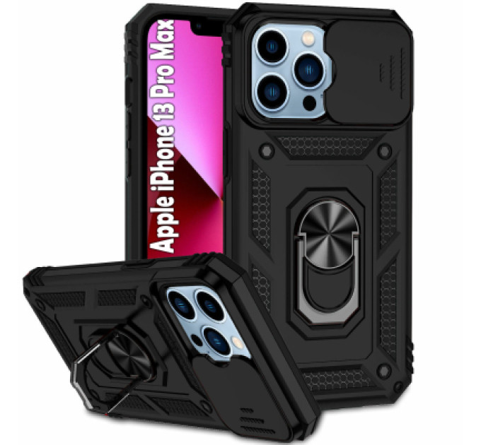 BeCover Чохол до мобільного телефона BeCover Military Apple iPhone 13 Pro Max Black (707105)