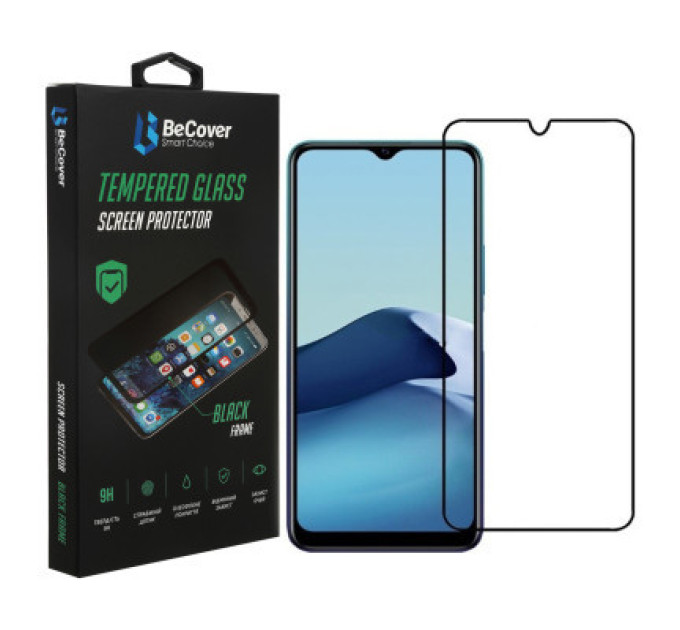 BeCover Скло захисне BeCover Vivo Y11s Black (707312)