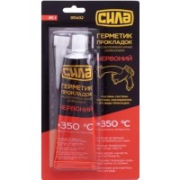 Герметик автомобільний СИЛА +350 °С червоний 85 г (951432)