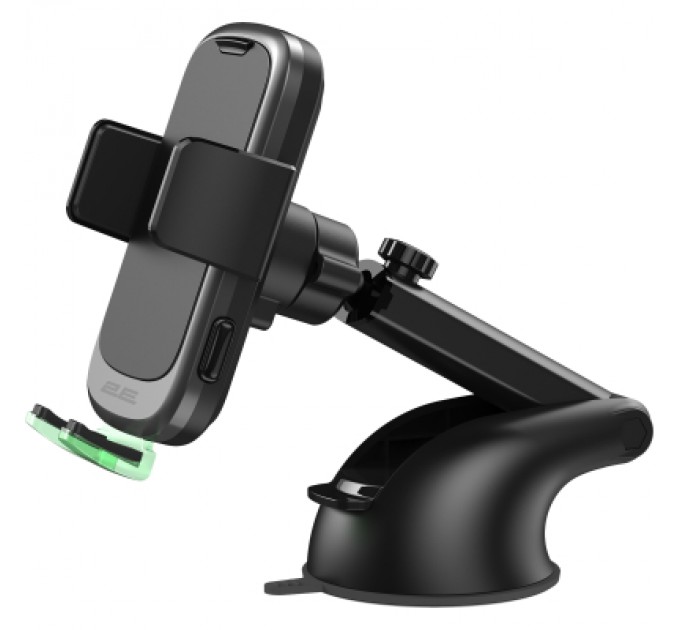 2E Універсальний автотримач 2E 4.7-7", Wireless Qi 15W, USB-A/QC/3.0/30W, USB-С/PD/30W (2E-WCQ01-10)