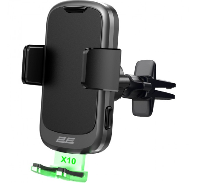 2E Універсальний автотримач 2E 4.7-7", Wireless Qi 15W, USB-A/QC/3.0/30W, USB-С/PD/30W (2E-WCQ01-10)