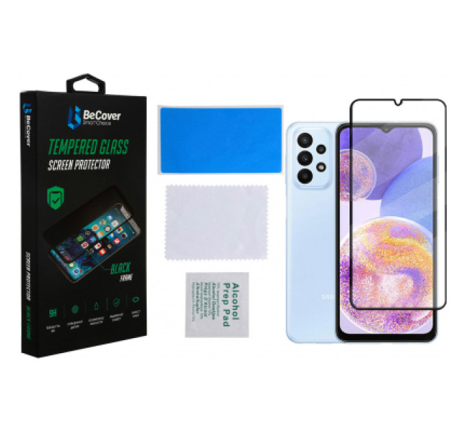BeCover Скло захисне BeCover Samsung Galaxy A23 SM-A235 Black (707355)