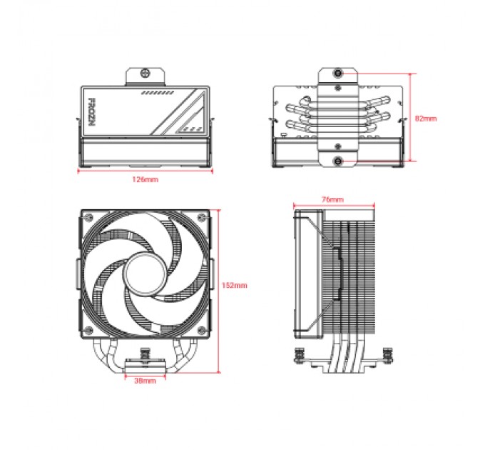 ID-Cooling Кулер до корпусу ID-Cooling FROZN A410 SE ARGB