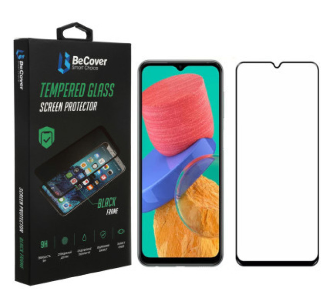 BeCover Скло захисне BeCover Samsung Galaxy M33 SM-M336 Black (707356)