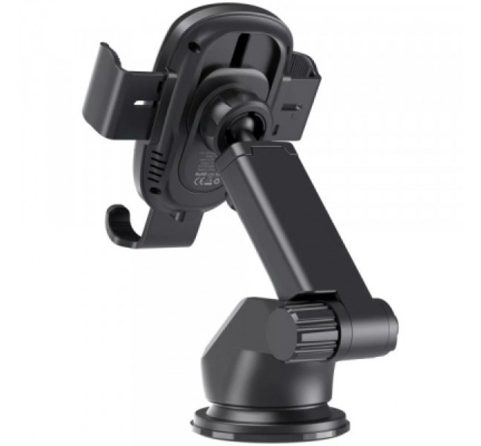 Choetech Універсальний автотримач Choetech Gravity Car Wireless 15W Charger 4.7-7.2" Black (T203-F-ACBK)