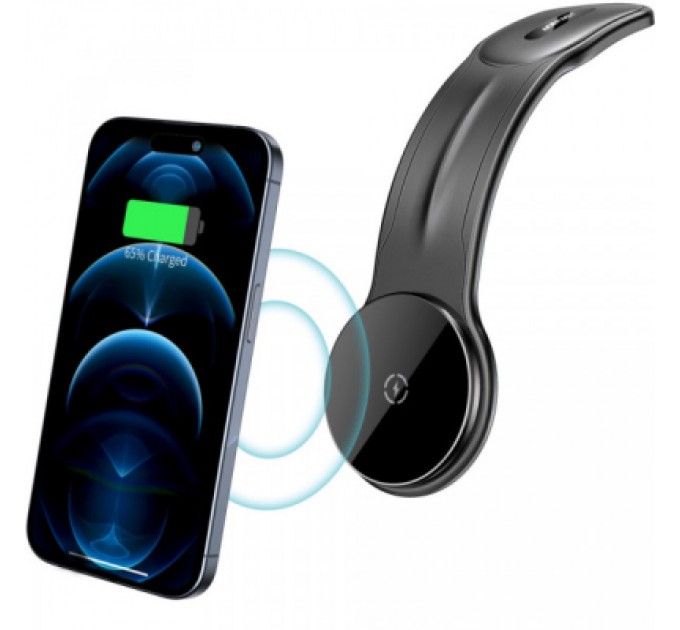 Acefast Універсальний автотримач Acefast D21 Magnetic wireless Velcro (6974316282907)