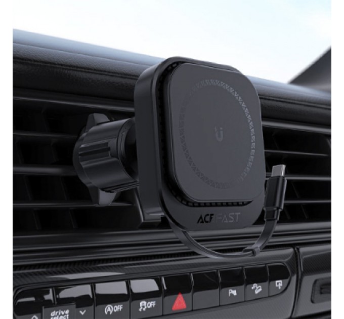 Acefast Універсальний автотримач Acefast D32 Magnetic wireless charging (6974316283225)
