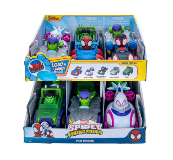 Spidey Машина Spidey Little Vehicle Disc Dashers Green Goblin W1 Гоблін (SNF0011)