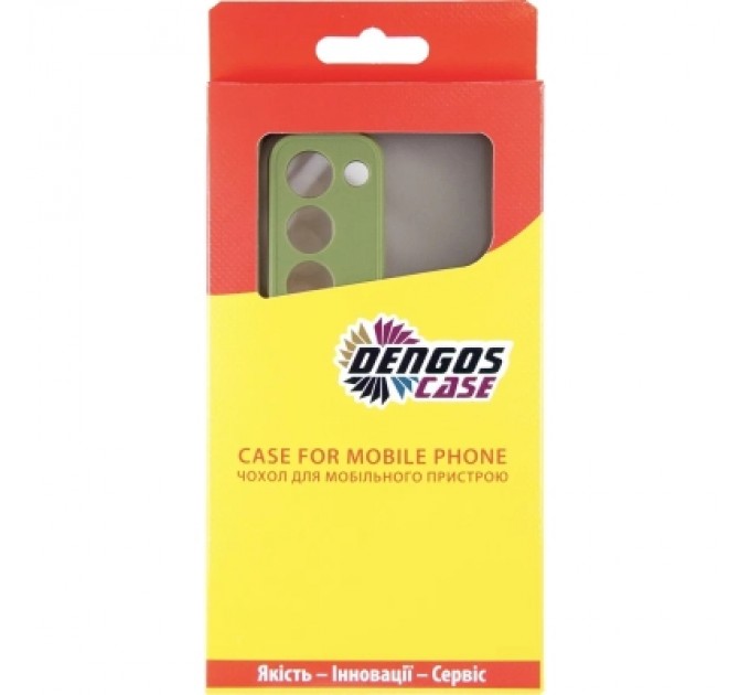Dengos Чохол до мобільного телефона Dengos Oppo A5 4G Case Matte + Glass (Olive Green) (DG-KM-158)