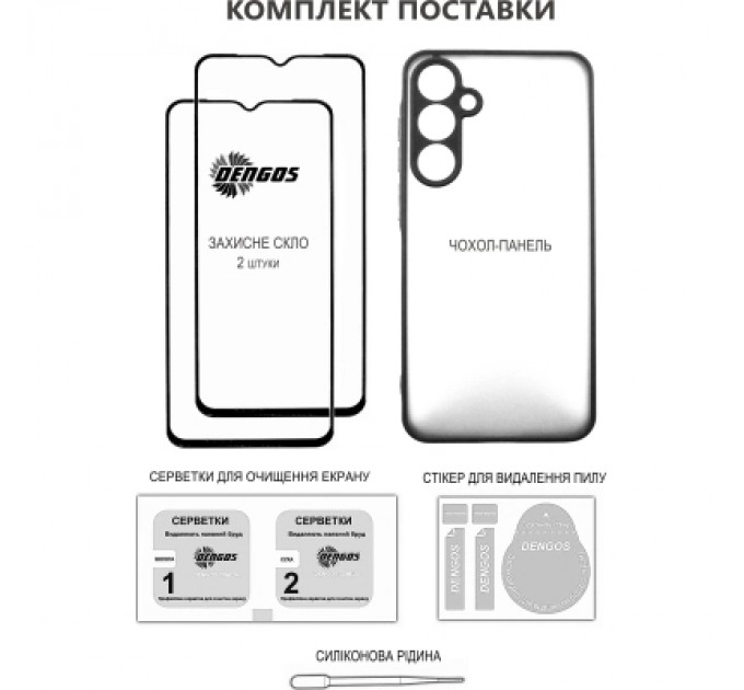 Dengos Чохол до мобільного телефона Dengos Oppo A5 4G Case Soft + 2 Glass (Mint) (DG-CTG2P-27)