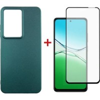 Чохол до мобільного телефона Dengos Oppo A5 4G Case Soft + Glass (Green) (DG-KM-154)