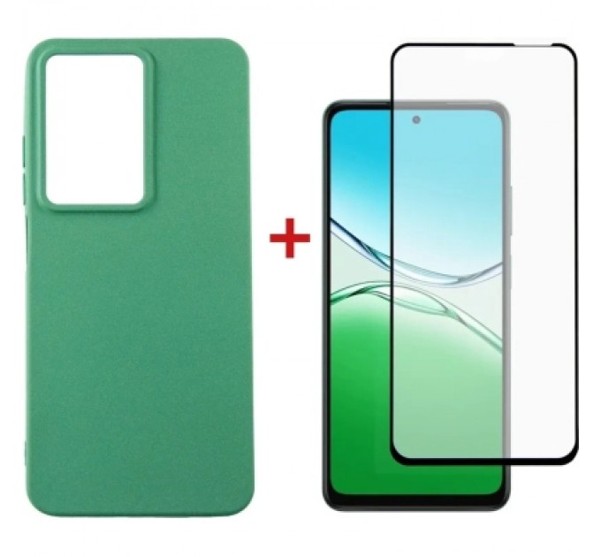 Dengos Чохол до мобільного телефона Dengos Oppo A5 4G Case Soft + Glass (Mint) (DG-KM-155)