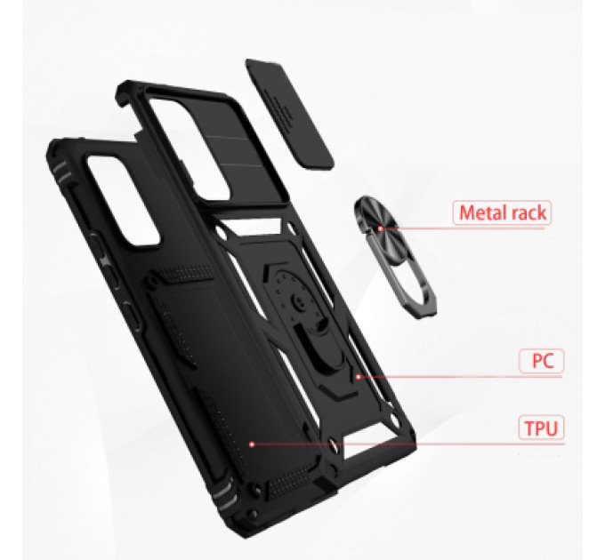 BeCover Чохол до мобільного телефона BeCover Military Samsung Galaxy A73 SM-A736 Black (707381)