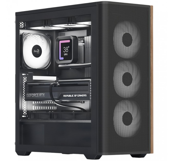 AeroCool Корпус AeroCool D501A-G-BK-v2 (ACCM-DS01043.11) Black без БЖ