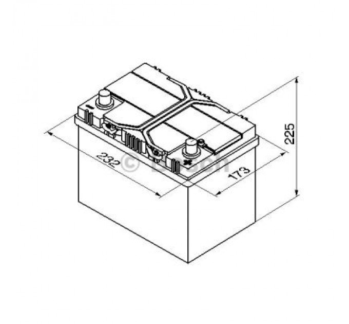 Bosch Акумулятор автомобільний Bosch 60А (0 092 S40 240)