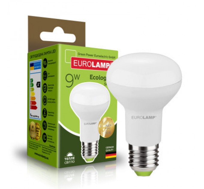 Eurolamp Лампочка Eurolamp LED R63 9W E27 3000K 220V (LED-R63-09272(P))