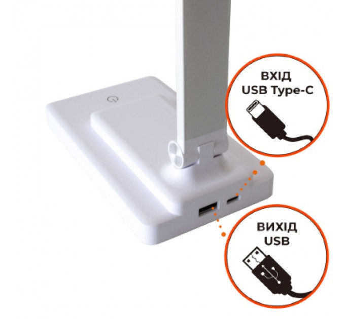 Євросвітло Настільна лампа Євросвітло LED Ridy-10-2 10 Вт біла