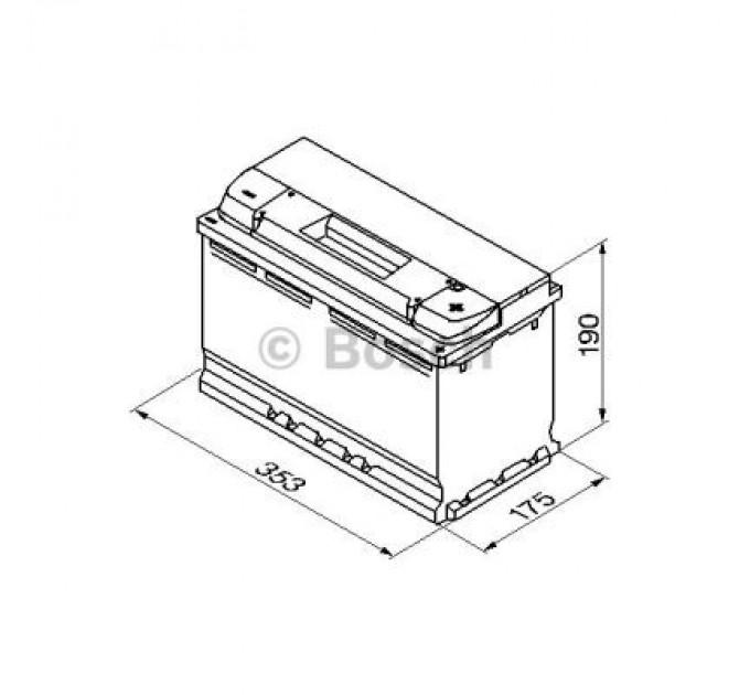 Bosch Акумулятор автомобільний Bosch 100А (0 092 S50 130)