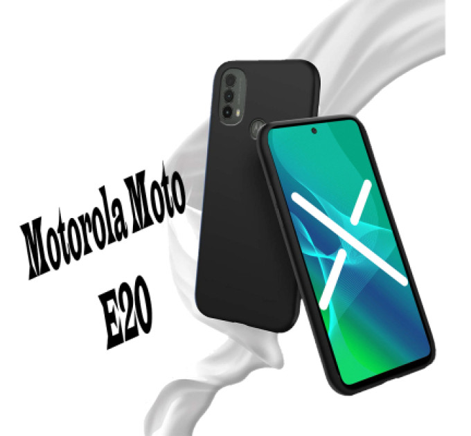 BeCover Чохол до мобільного телефона BeCover Motorola Moto E20 Black (707612)