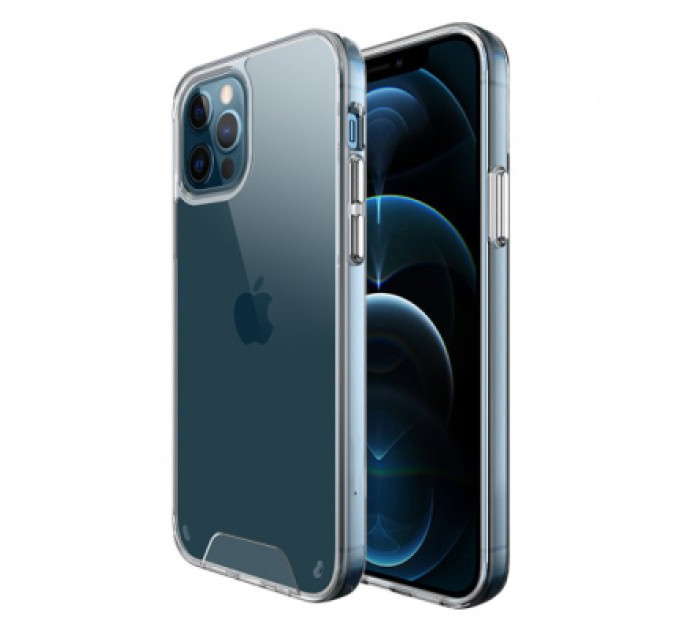 BeCover Чохол до мобільного телефона BeCover Space Case Apple iPhone 12 / 12 Pro Transparancy (707793)